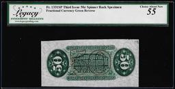 Specimen Third Issue Fifty Cents Fractional Note Fr.1331SP Legacy Choice About New 55