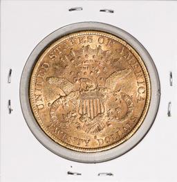 1896-S $20 Liberty Head Double Eagle Gold Coin