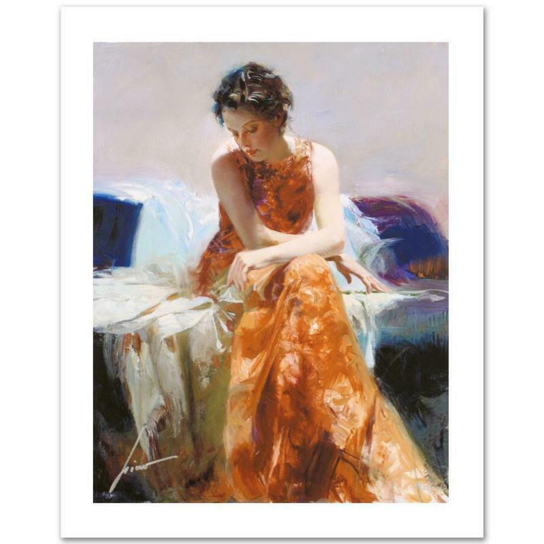 Pino (1939-2010) "Solace" Limited Edition Giclee on Paper