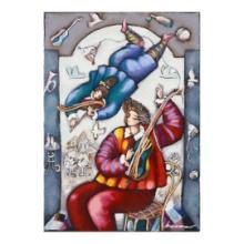 Michael Kachan "String Duet" Limited Edition Serigraph on Canvas