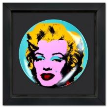 Andy Warhol (1928-1987) "Marilyn (Blue)" Framed Limoges Porcelain Plate