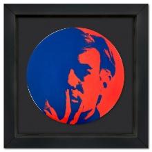 Andy Warhol (1928-1987) "Self Portrait (Red)" Framed Limoges Porcelain Plate
