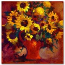Simon Bull "Sunflowers" Limited Edition Giclee on Canvas