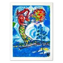 Chagall (1887-1985) "La Sirene Au Pin" Limited Edition Lithograph on Paper