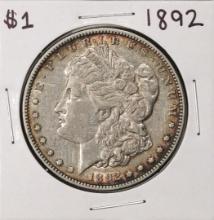 1892 $1 Morgan Silver Dollar Coin