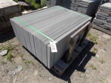 108 Sq. Ft.. Blue Thermaled Treads 2'' x 18'' x 48'', Sold by the Sq. Ft.(1