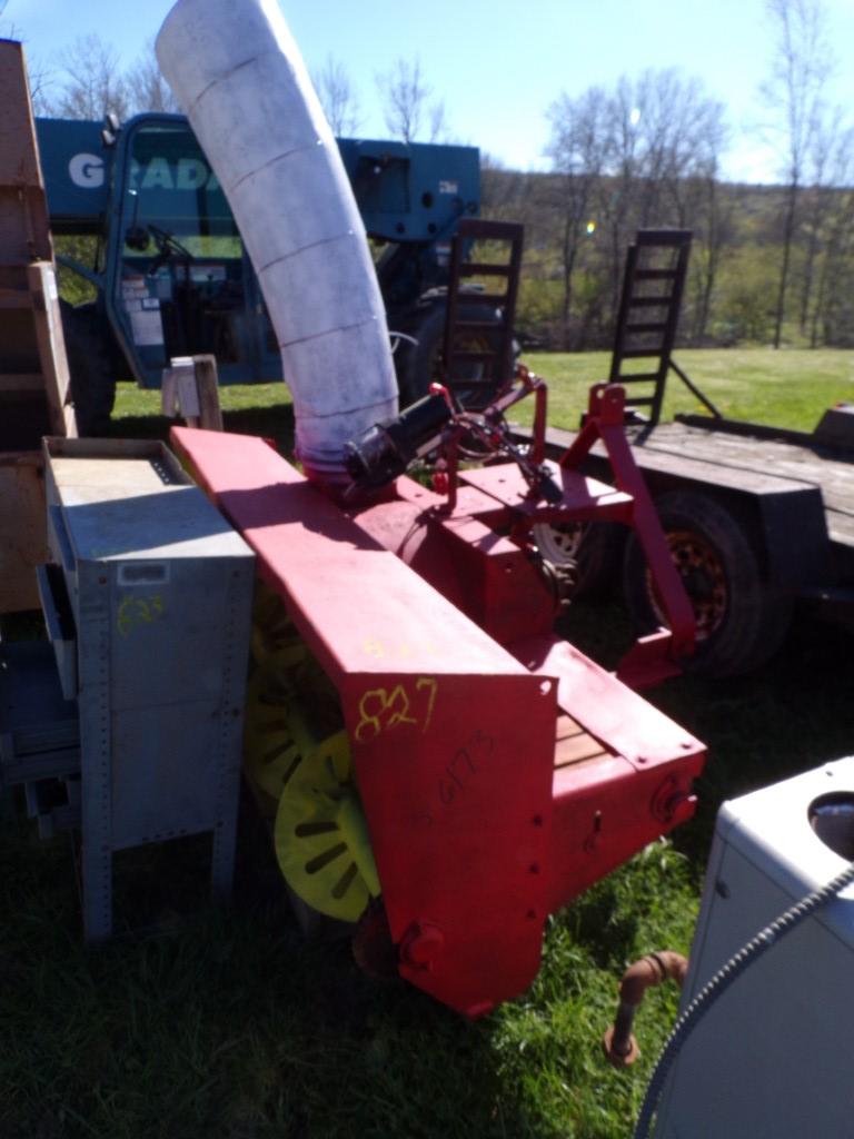 7' 3 PT Snow Blower, Works (6173)