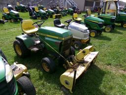 John Deere 300 with Snow Blower and Chains (5185)