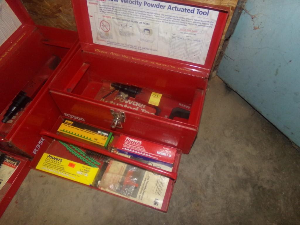 Hilti R3500 Power Actuated Tool with Case and Contents (Tool Storage Room)