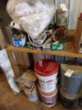 Remaining Contents Of Work Bench And Floor Under Bench, Misc Fasteners, Scr
