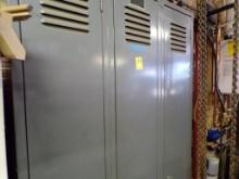 36''x18''x78'' Section Of Full-Size Lockers, (3) Total