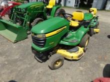 John Deere X324 with 48'' Deck, 22 HP V-Twin Engine, Hydro, 585 Hrs., Ser.#