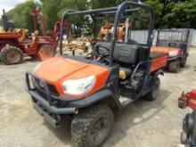 Kubota RTVX900, Utility Vehicle,4 WD,1607 Hours, Dsl., Power Dump,ROPS, s/n