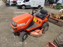 Kubota HST T1600 Diesel Riding Mower, 42'' Deck, 2 Cyl Diesel, 471 Hours,