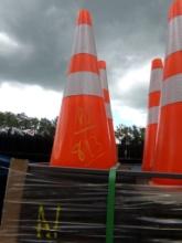 (50) New Orange Traffic Cones (50 X BID PRICE)