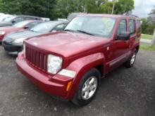 2011 Jeep Liberty Sport 4x4, Red 127,395 Miles, VIN#: 1J4PN2GK4BW566501, CH