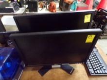 (2) Monitors, (1) Dell, (1) Acer and a Lenovo Keyboard