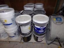 Pallet Of Assorted Chemicals, Henry 420 Tile Adhesive, Henry 430, Rollsmart