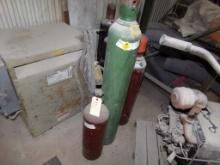 Oxygen Tank And (2) Compressed GAs N.O.S. Tanks, (Smaller) (Front Garage)