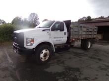 2019 Ford F-650 Stake Body, Auto, V-10 Gas, Lift Gate, After Market Back Up