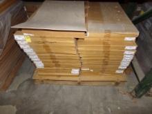 (28) Boxes Of Mannington Mills, 17x35 Monterey Buff (Tan) Vinyl Tile, 10 Pi