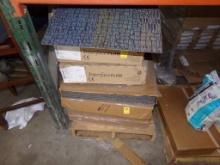 Pallet Of Mixed Carpet Tiles, Large Group, 20x20, Multi-Color And 24x24 Mul