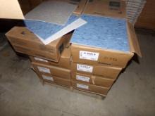(16) Boxes, Blue, 12x12 Vinyl Tile, 45 SF Per Box, 720 SF Total SOLD BY SF