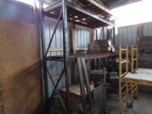 (1) Section Of Pallet Racking, 10' Tall, 10' Long, 3' Deep, w/Wire Mesh She