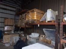 (2) Sections Of Pallet Racking, (1) Is 10' TAll, (1) Upright Cut-Off At 7',