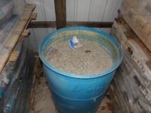 Poly Barrel Full Of Peastone Gravel (Warehouse Back Room)
