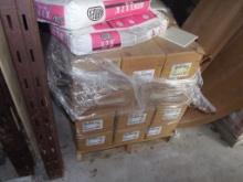 Pallet of (28) Boxes, 6x6 Almond Porcelain Tile, 12.5 SF Per Box, 350 SF To