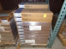 Pallet With (32) Boxes of Lt Blue 12'' X 24'' Vinyl Flooring, 44SF Per Box,
