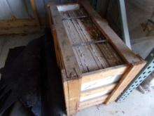 Crate With (14) Granite Slabs 30'' X 15'' Beige Color, Sold as a Lot (Rear