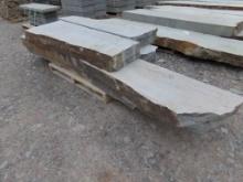 (6) Natural Edge Steps with Sawn Top, 6'' x16'' x 60''-84'' Assort. Lengths