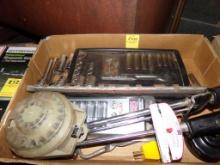 Box with Torque Wrenches, Sockets, Smal Hex Bits, Etc. (Cellar)