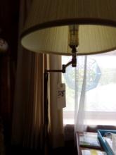 (2) Brass Floor Lamps (Living Room)
