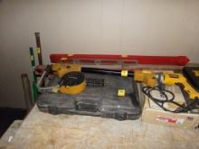 Stanley Deck/Drywall Screw Gun on Dewalt Corded Drill w/Box of Collated Scr