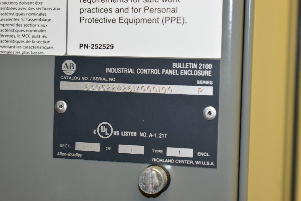 ALLEN-BRADLEY BULLETIN 2100 MOTOR CONTROL CENTER,