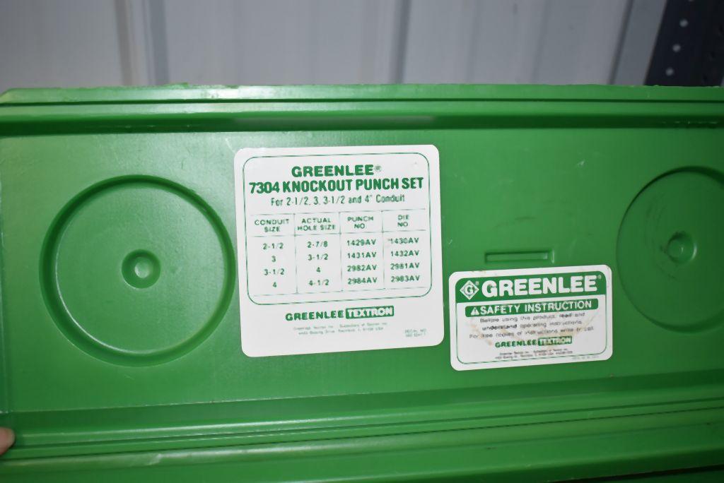 GREENLEE 7304 KNOCK OUT PUNCH SET, USED FOR 2-1/2",