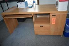 OFFICE DESK WITH ONE DRAWER, ONE SHELF AND