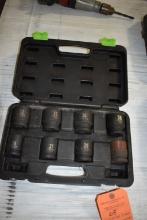 PITTSBURCH EIGHT PIECE 3/4" IMPACT SOCKET SET WITH CASE,