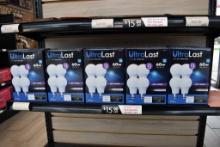 (7) FOUR PACKS OF ULTRA LAST A19 LED DIMMABLE 60W BULBS