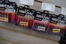 (5) 8 PACKS OF RAYOVAC AA AND AAA BATTERIES