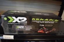 X2 POWER AUTOMATIC BATTERY CHARGER, 7.5A, 12V-24V,
