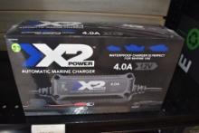 X2 POWER AUTOMATIC MARINE CHARGER, 4.0A, 12V,