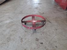 RED METAL BARREL DOLLY