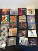 Lot of audio CDs with case