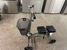 KneeRover Knee Scooter Steerable Knee Walker Crutch - Matte Black