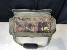 Fishing tackle box in camo bag - full