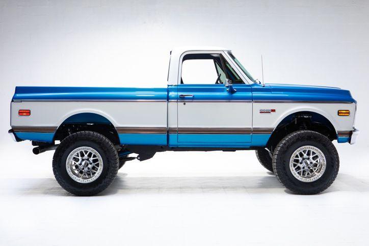 1972 Chevrolet K10 Cheyenne Super-blue